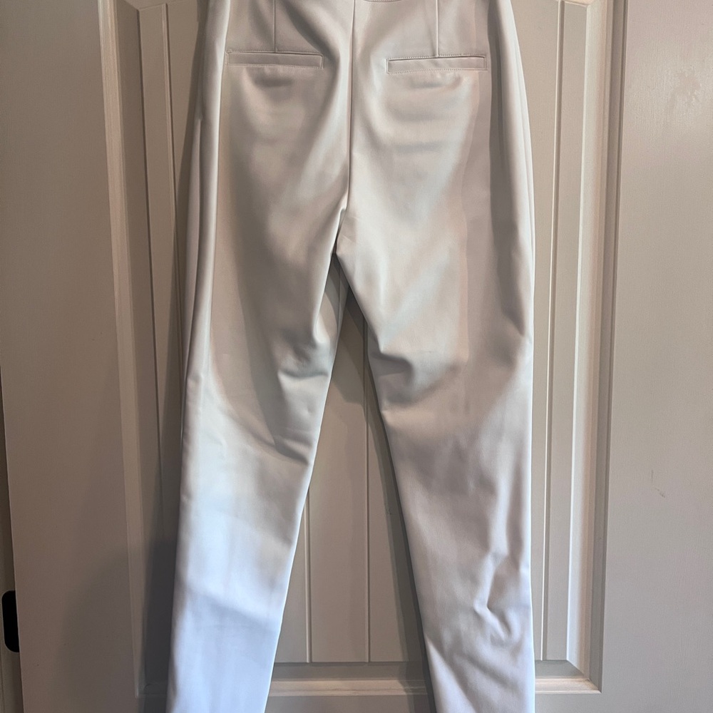 Women’s White Tailored Ponte Pants